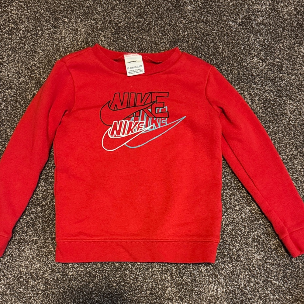 Nike Kids Bold Red Sweatshirt